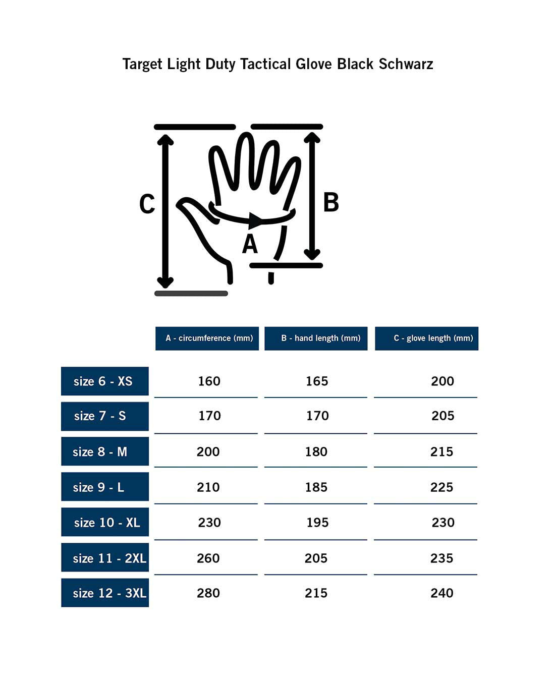 MoG Masters of Gloves MoG Target - Light Duty