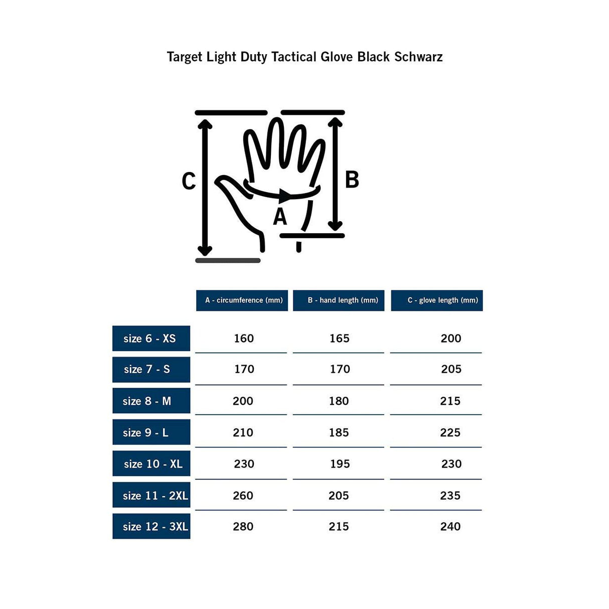 MoG Masters of Gloves MoG Target - Light Duty