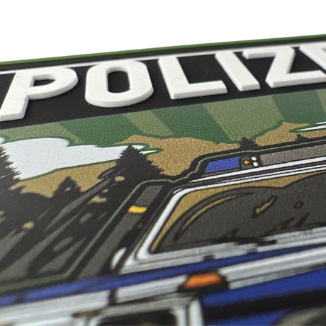 Polizei Hiking Backpack Rubber Patch