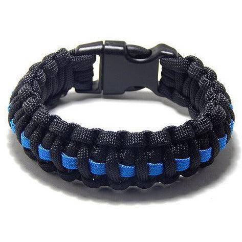 Thin Blue Line Paracord Armband