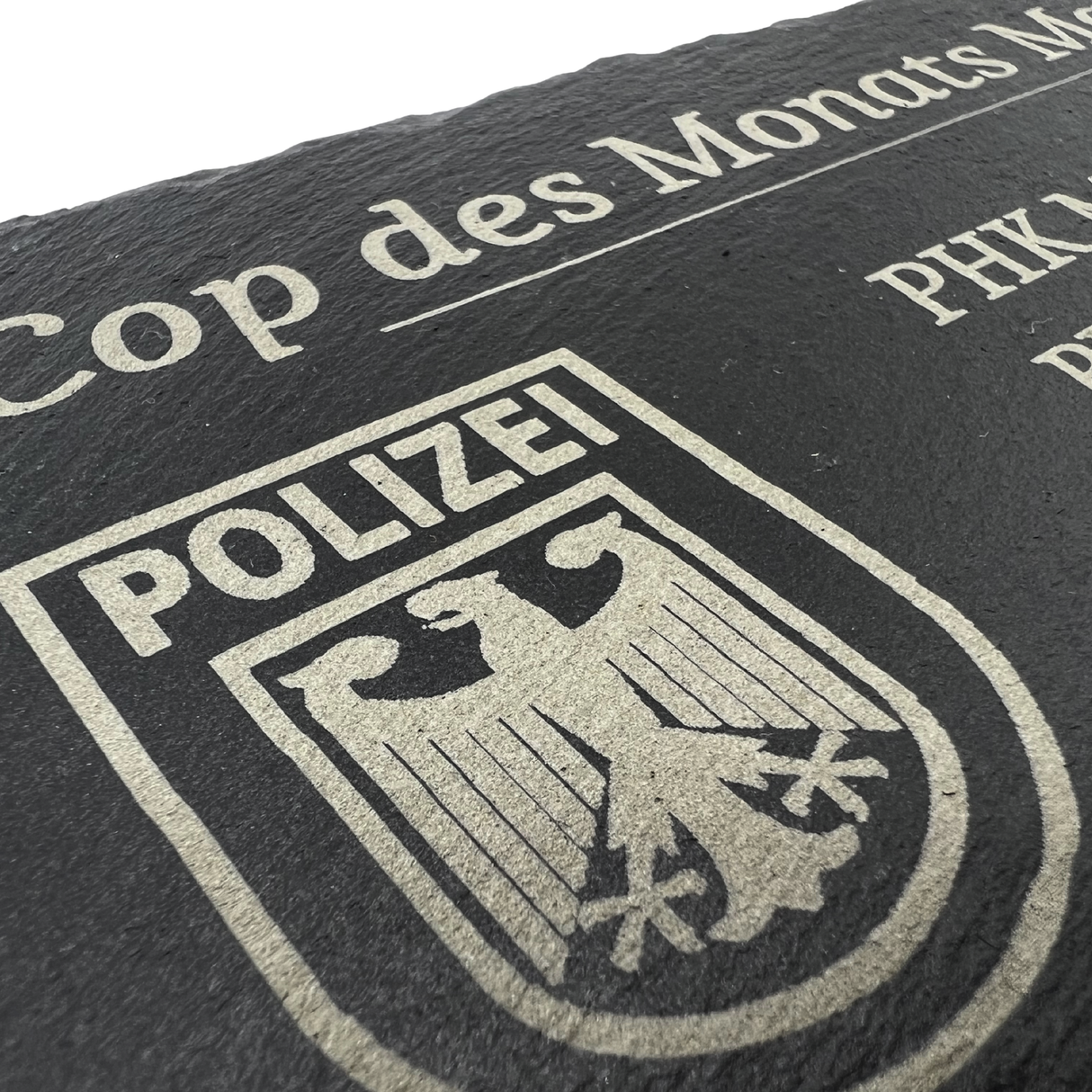 Individualisierbare Schieferplatte