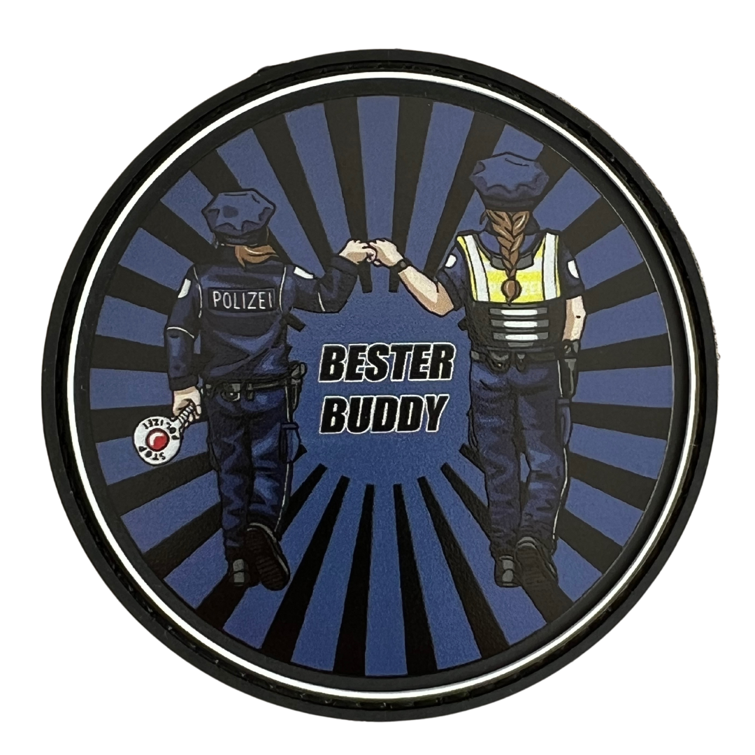 Streifenpartner Bester Buddy Frau/Frau Rubber Patch