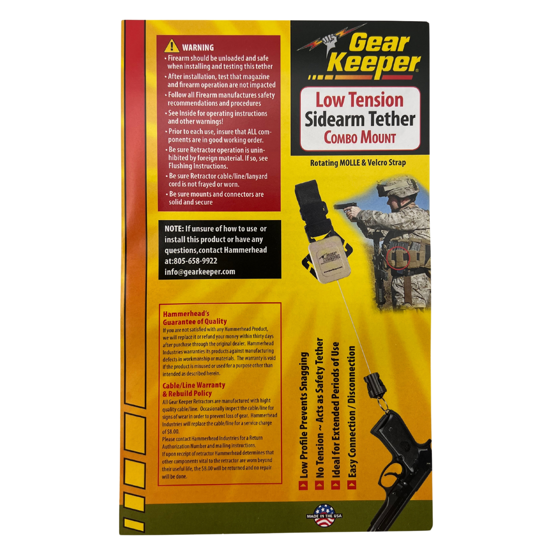 GearKeeper Kurzwaffen Molle+Kletthalterung CT RT4-5570