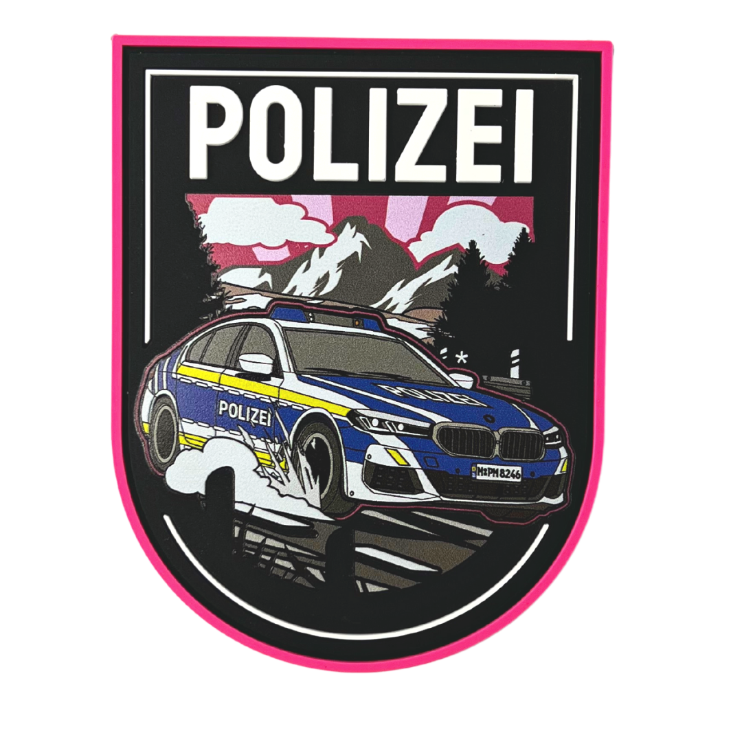Polizei Mountain Climb Rubber Patch