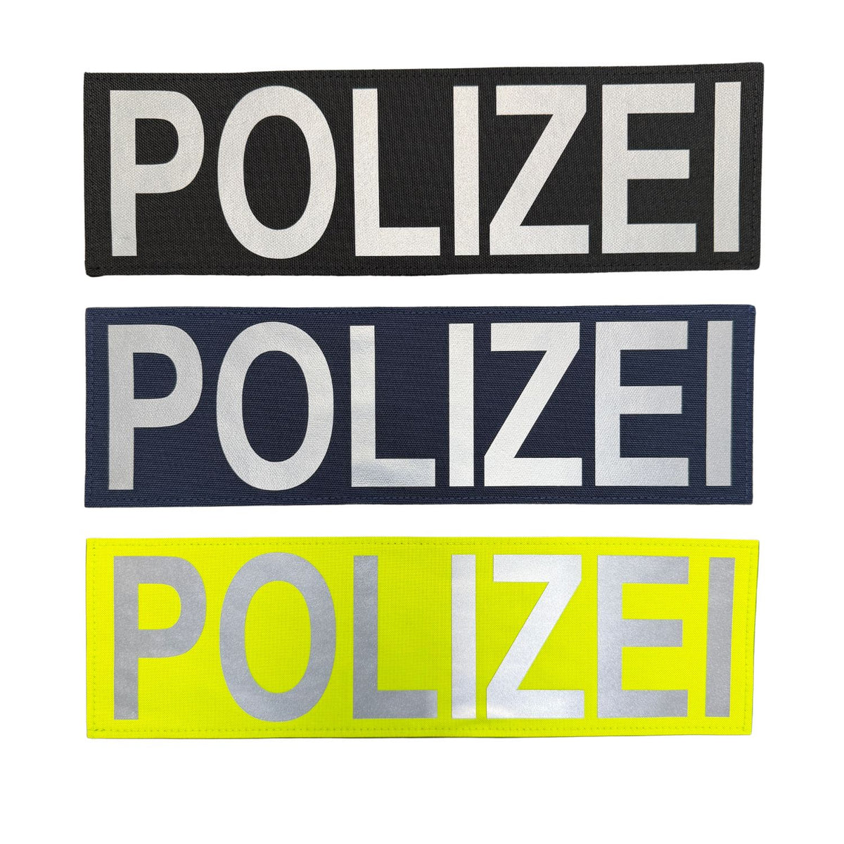 Textil Patches "POLIZEI" Reflex