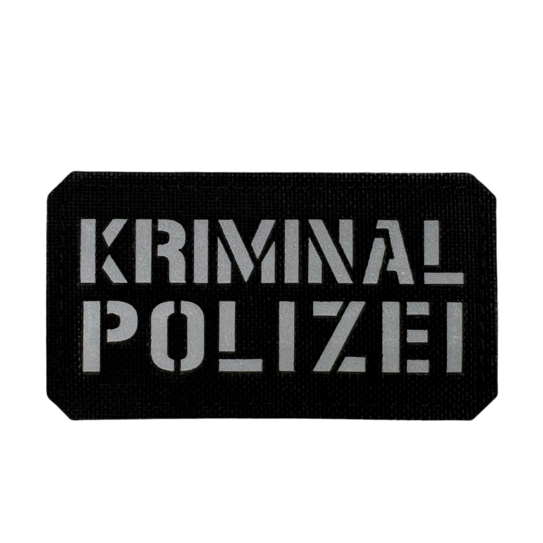 Lasercut Kriminalpolizei Textil Patch
