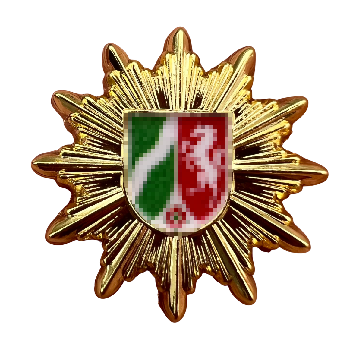 Ansteck-Pin Polizeistern Bundesländer / Bundespolizei