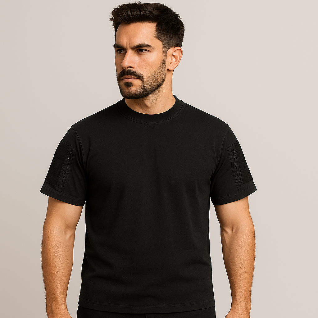 Defcon 5 Taktisches T-Shirt mit Klettflächen und Taschen