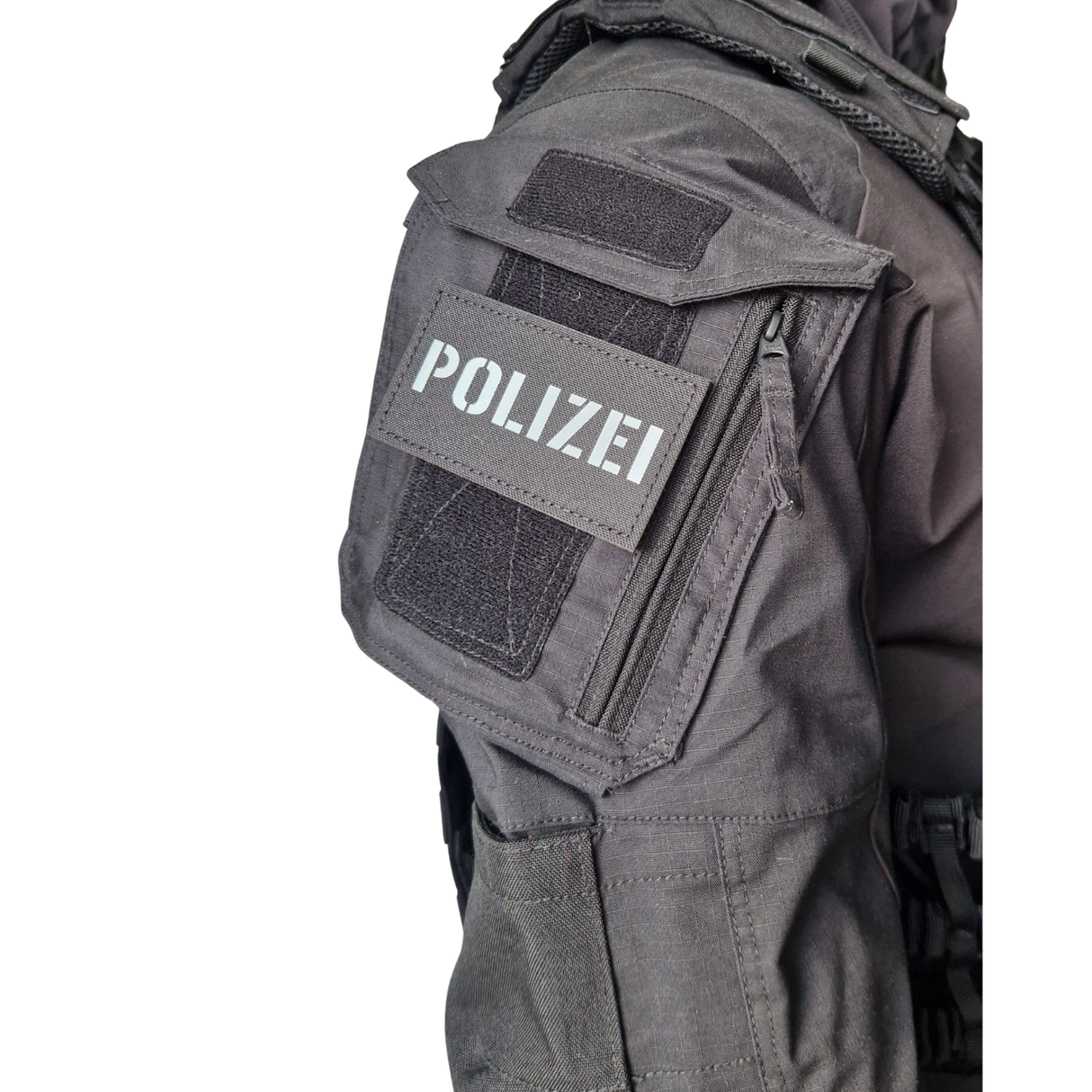 Polizei Lasercut Patch Reflective