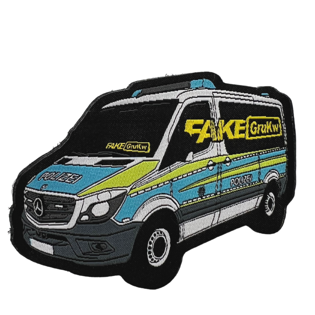 Fake Polizei GruKw Textil Patch