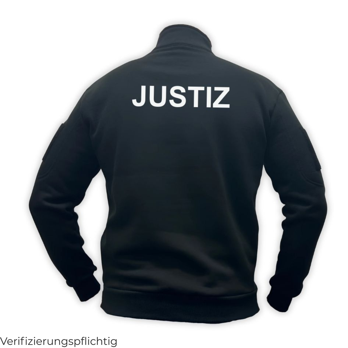 Tactical Sweatshirt mit Zipper "JUSTIZ"