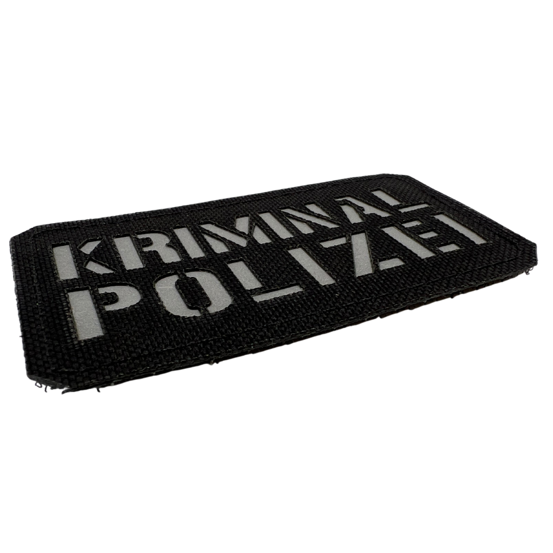 Lasercut Kriminalpolizei Textil Patch
