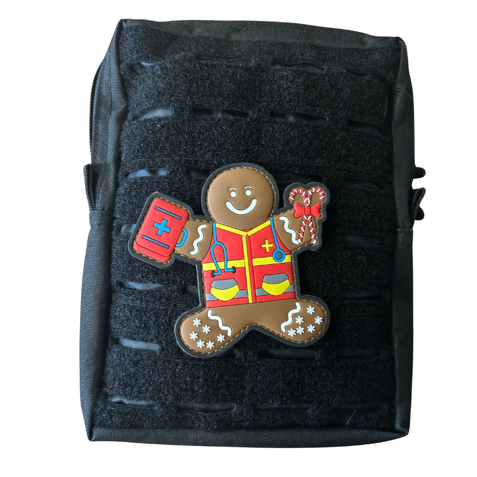Rettungsdienst Lebkuchenmann Rubber Patch
