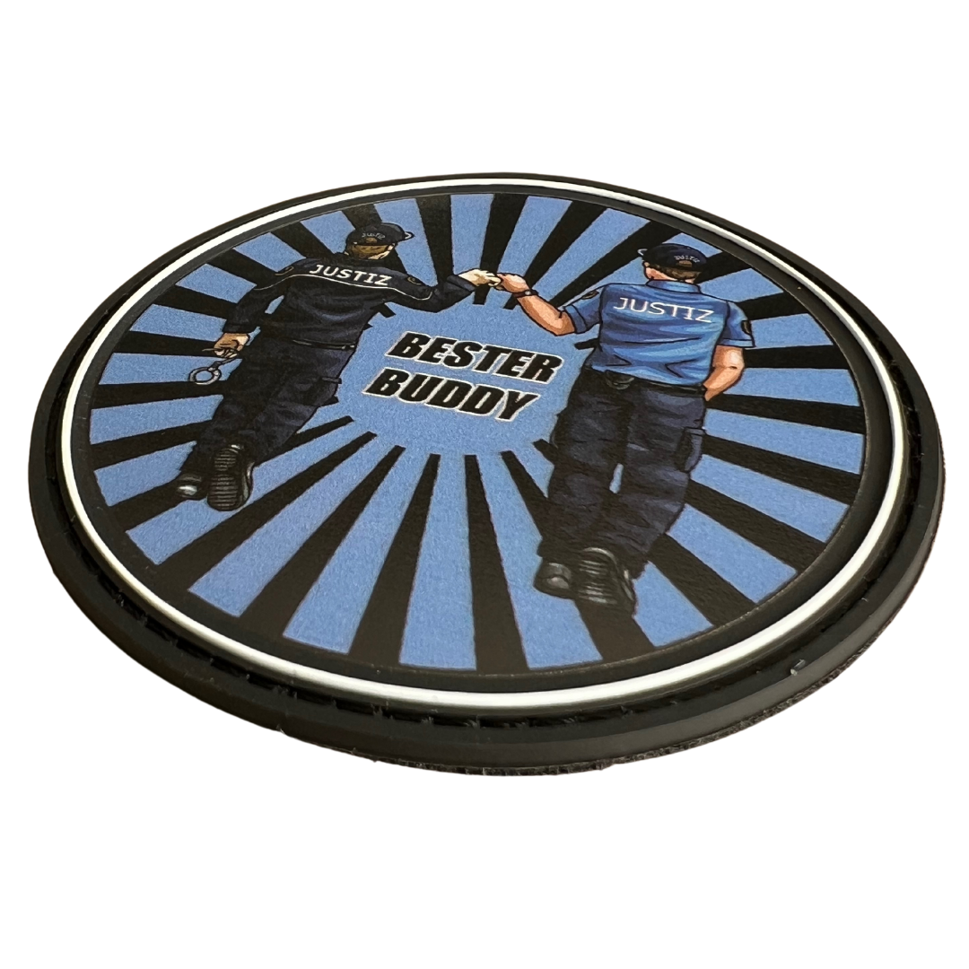 Justiz Bester Buddy Rubber Patch
