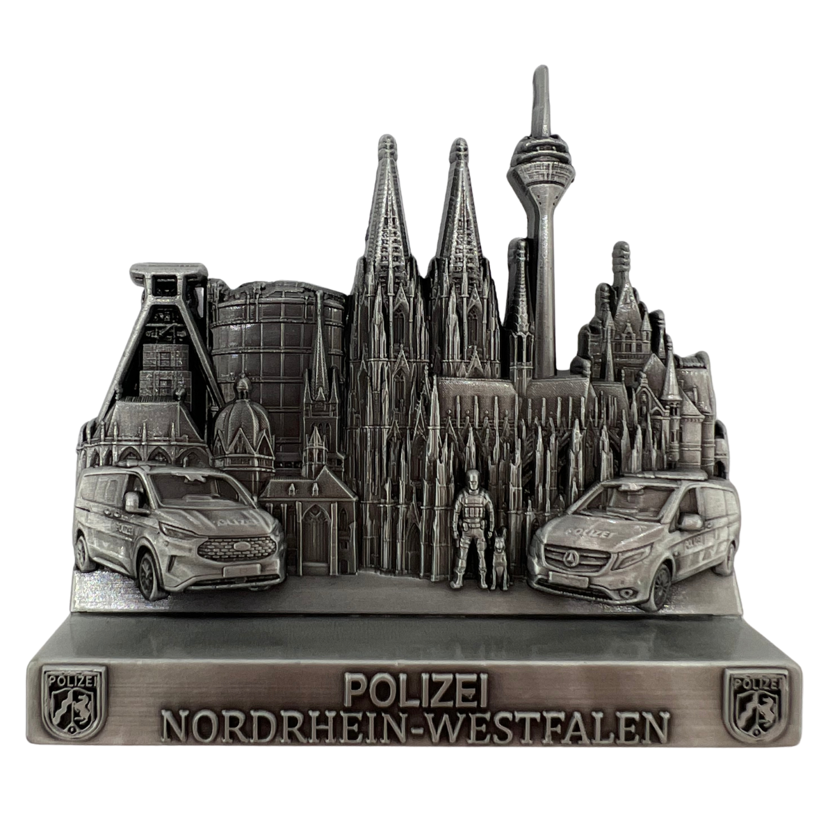 Polizei Bundesländer 3D-Metallskulpturen
