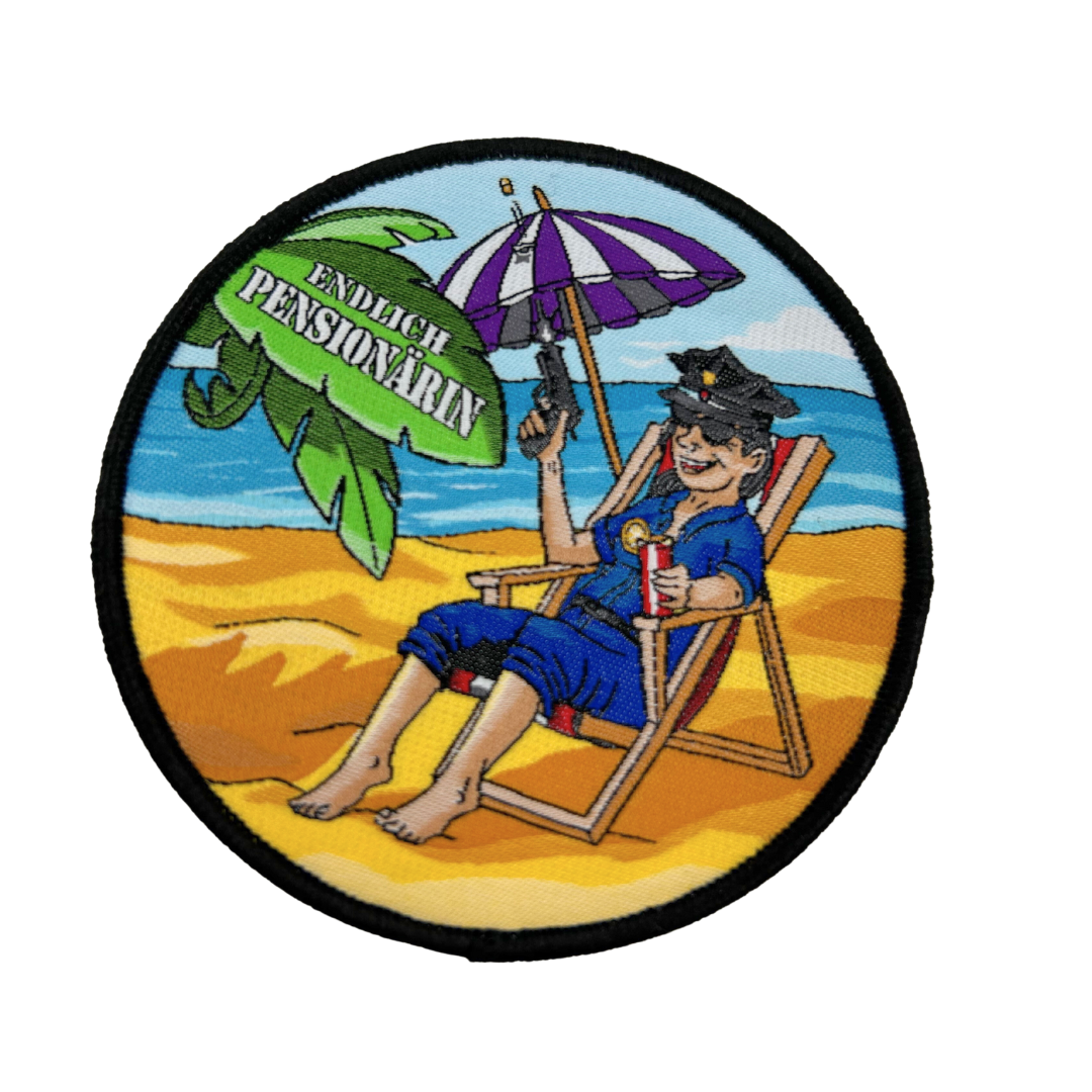 Endlich Pensionär/ Pensionärin Textil Patch