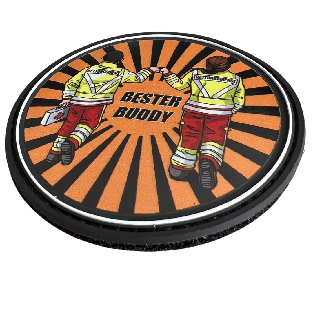 Retter Bester Buddy Mann/Frau Rubber Patch