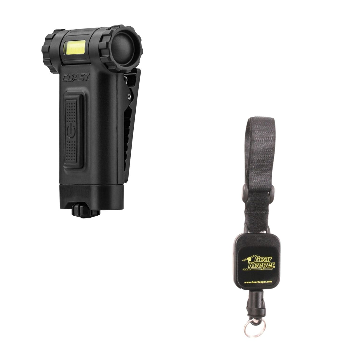 BUNDLE: COAST HX3 LED Cliplampe (weiß - UV) + GearKeeper "RT5-5830"