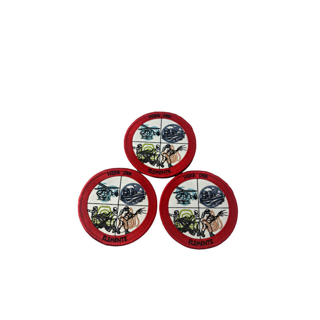 Herr der Elemente Textil Patch