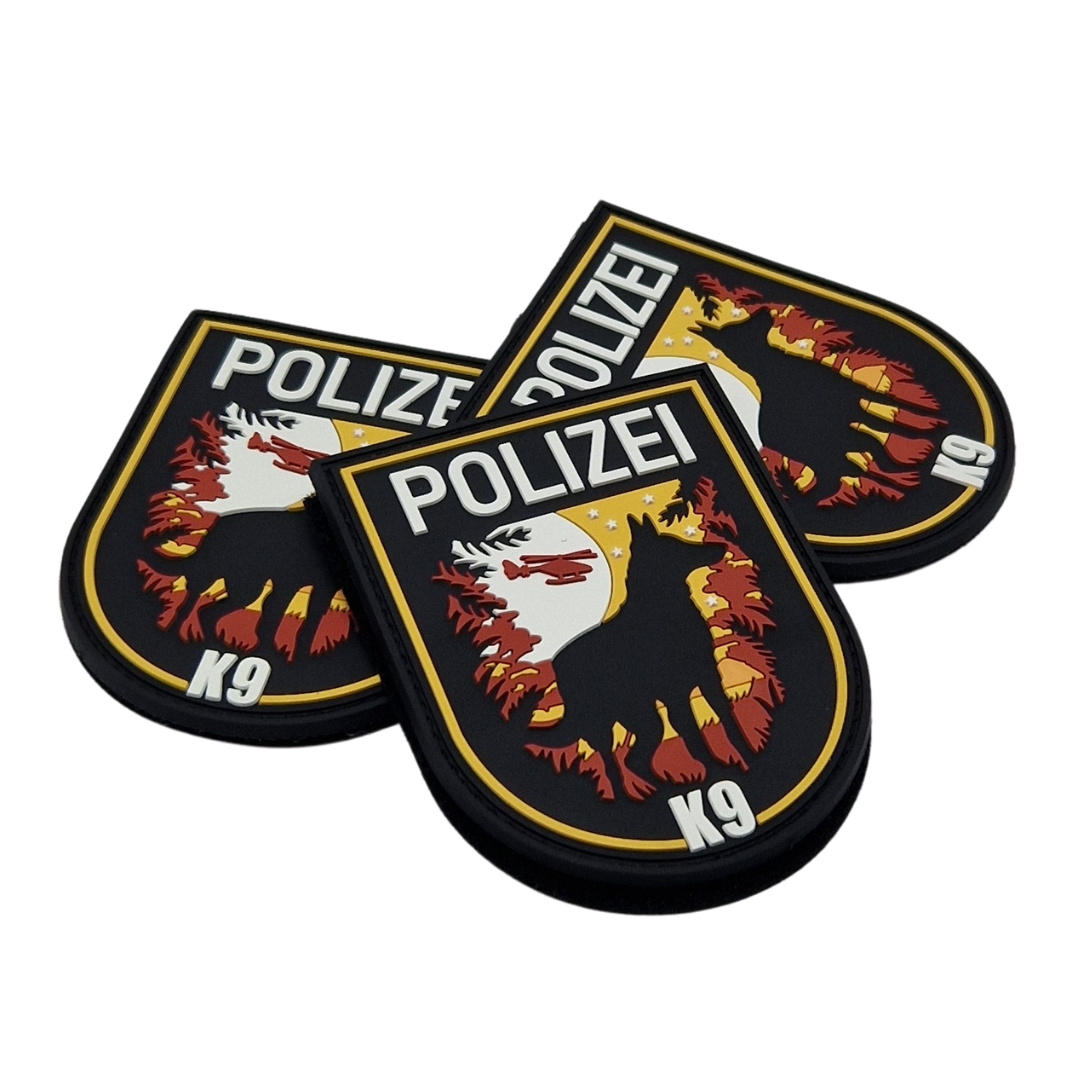 K9 DHF Sunset Rubber Patch