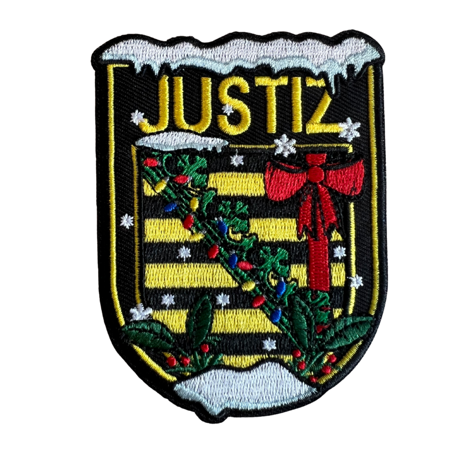 Justiz Xmas Textil Länderpatches