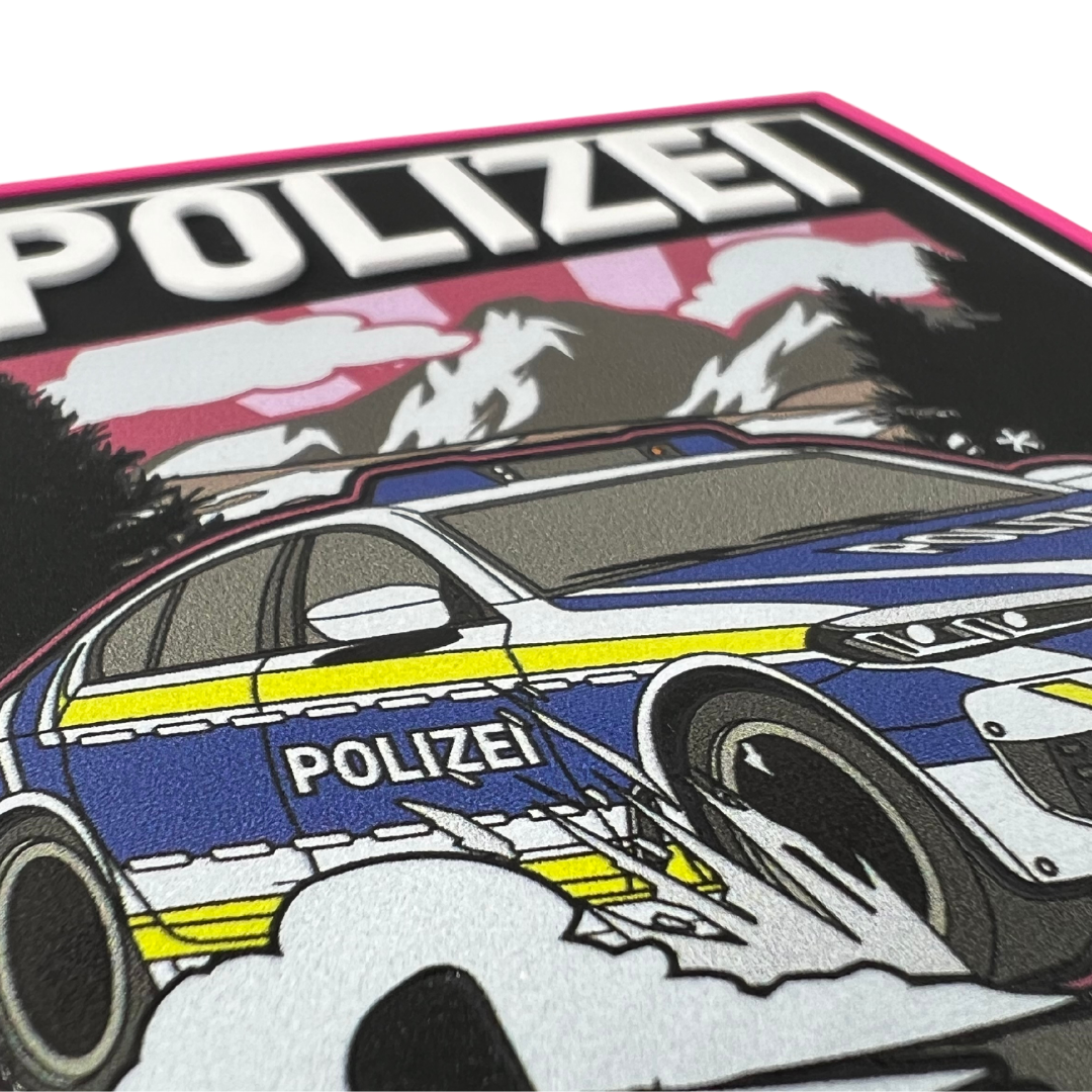 Polizei Mountain Climb Rubber Patch