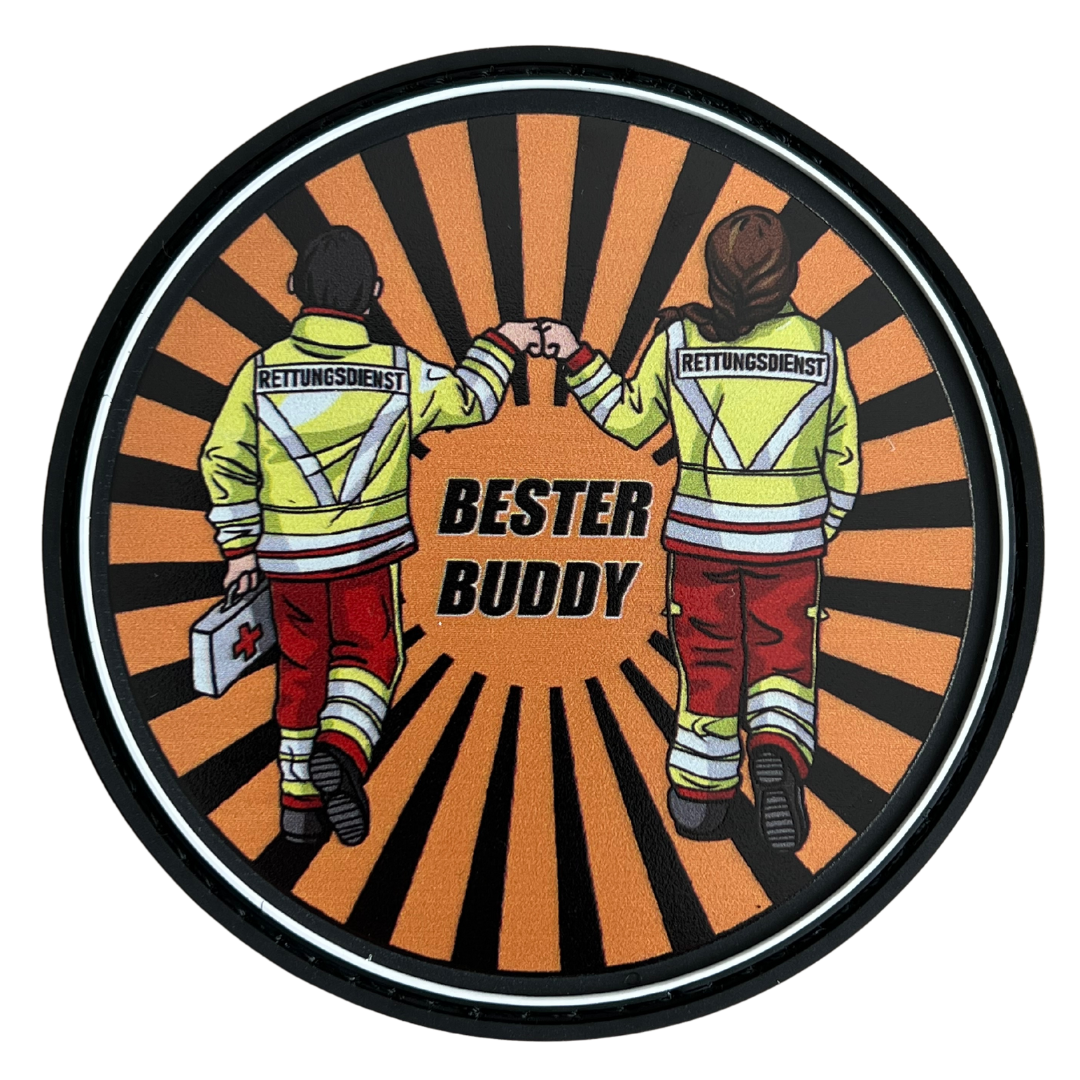 Retter Bester Buddy Mann/Frau Rubber Patch
