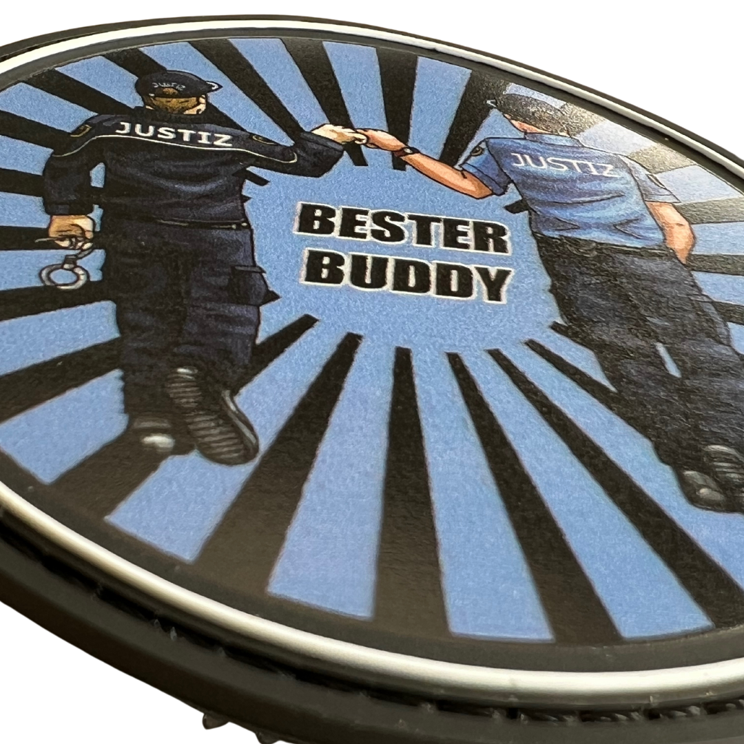Justiz Bester Buddy Rubber Patch