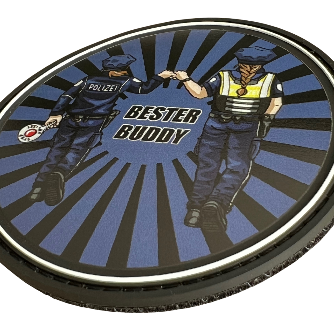 Streifenpartner Bester Buddy Frau/Frau Rubber Patch