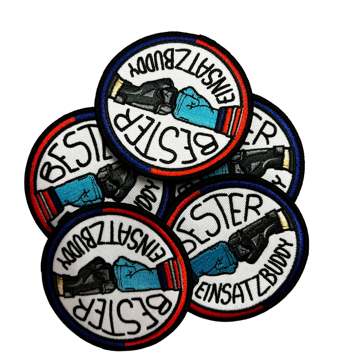 Rettung/Polizei Bester Einsatzbuddy Textil Patch