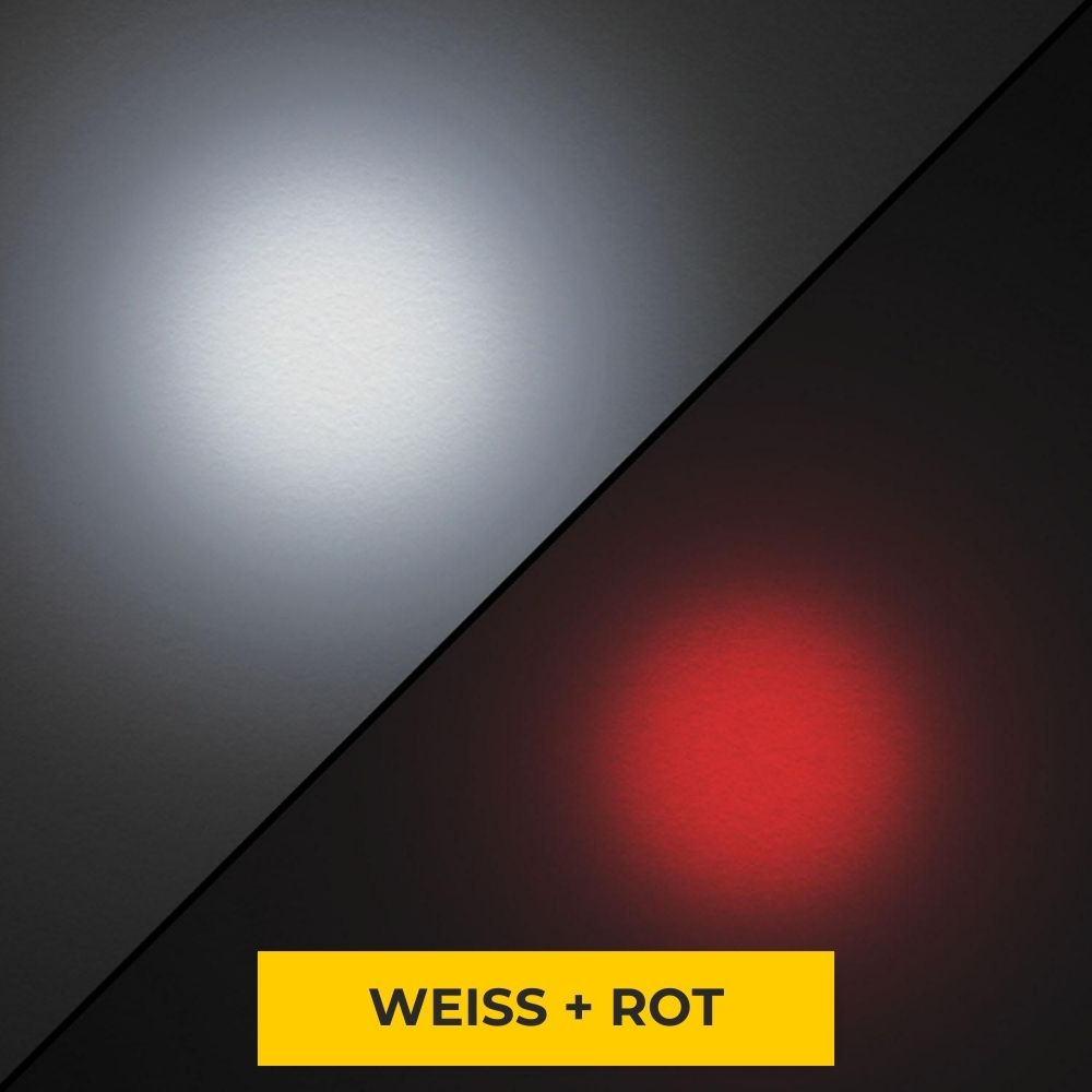 COAST HX4 LED Cliplampe (weiß - rot)