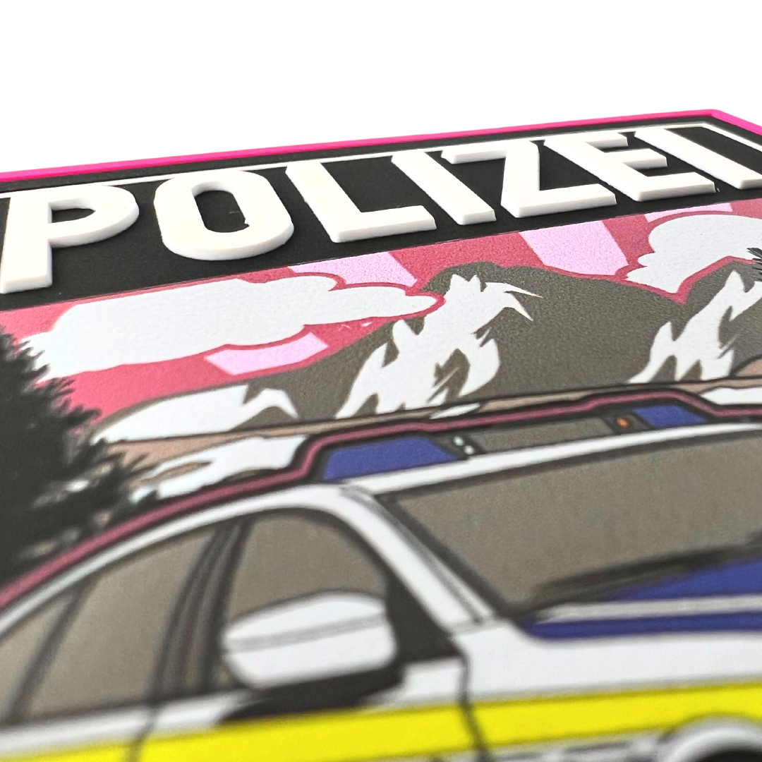 Polizei Mountain Climb Rubber Patch