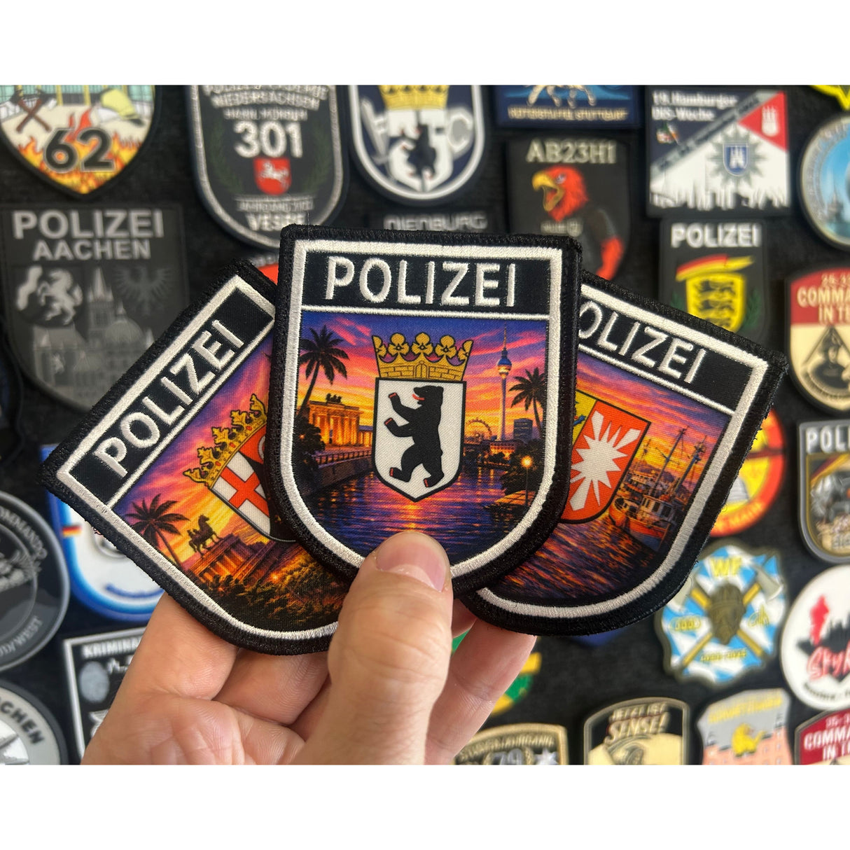 Polizei Bundesländer Summer Edition Textil Patches