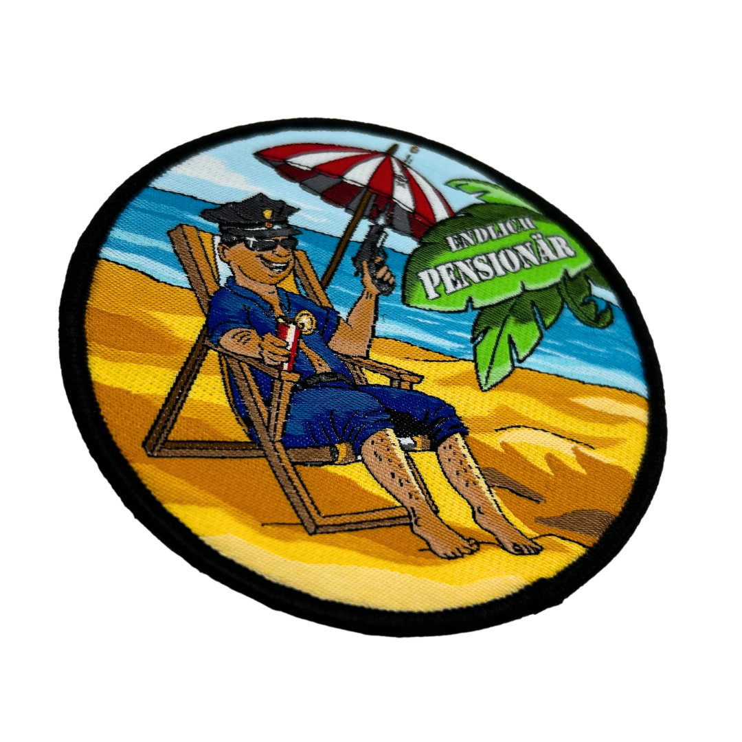 Endlich Pensionär/ Pensionärin Textil Patch