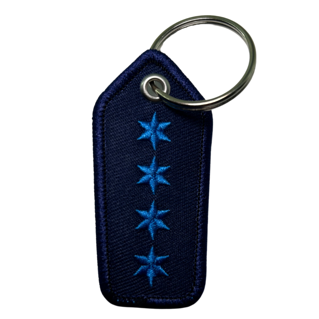 Polizei Schulterklappen Schlüsselanhänger Anwärter - Polizeidirektor