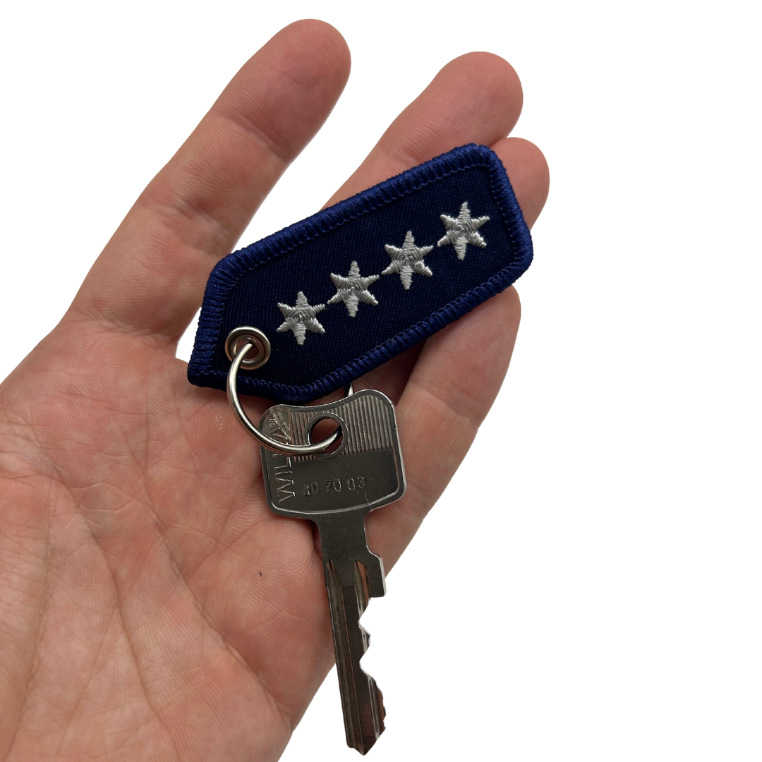 Polizei Schulterklappen Schlüsselanhänger Anwärter - Polizeidirektor