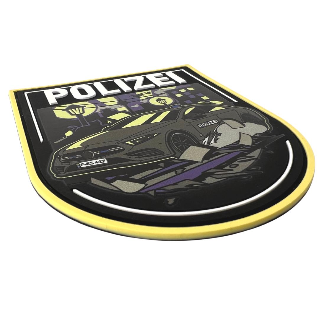 Polizei Nightshift Cities Rubber Patch