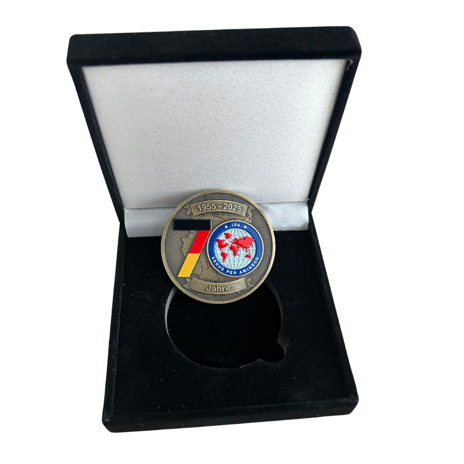70 Jahre IPA - Jubiläums Coin