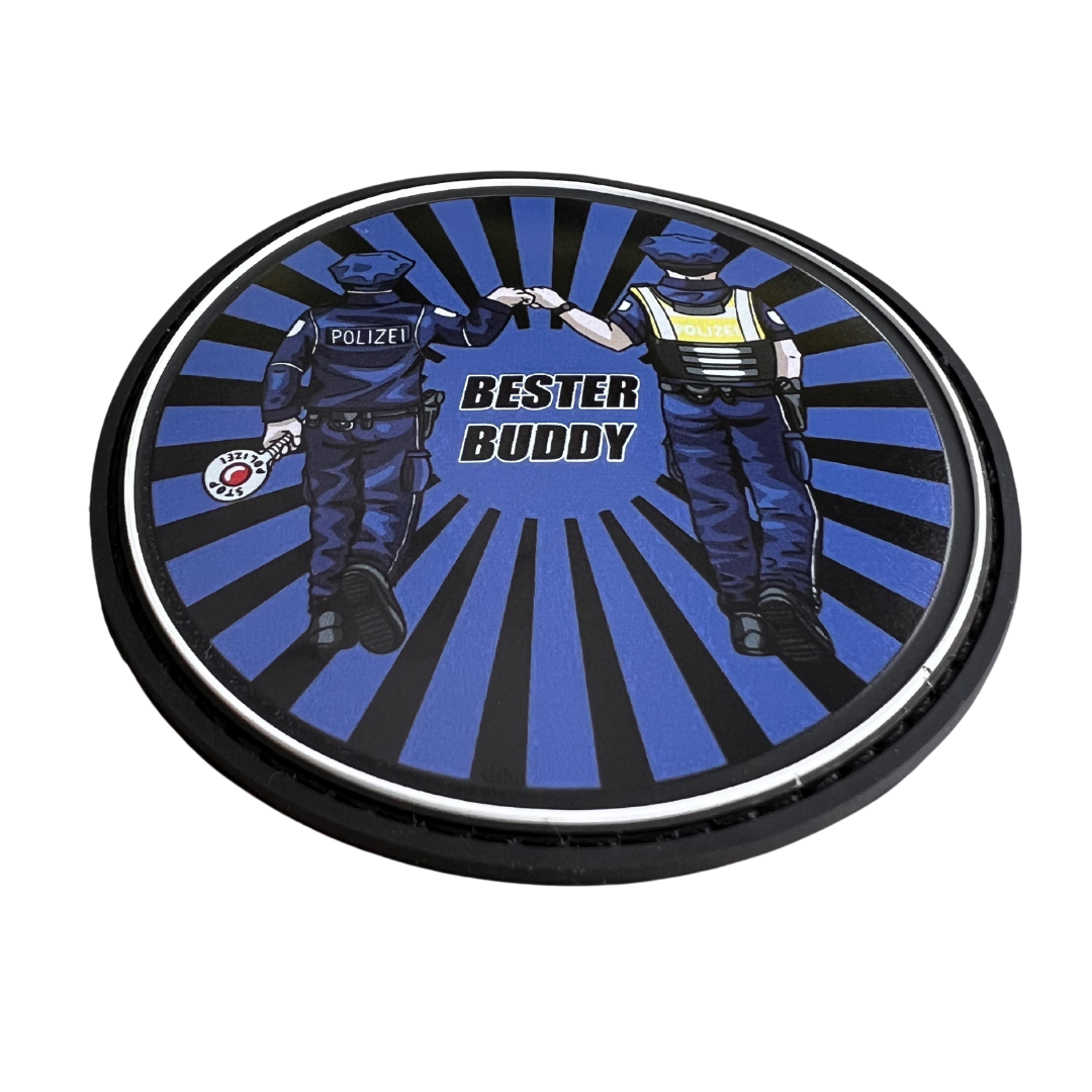 Streifenpartner Bester Buddy Rubber Patch