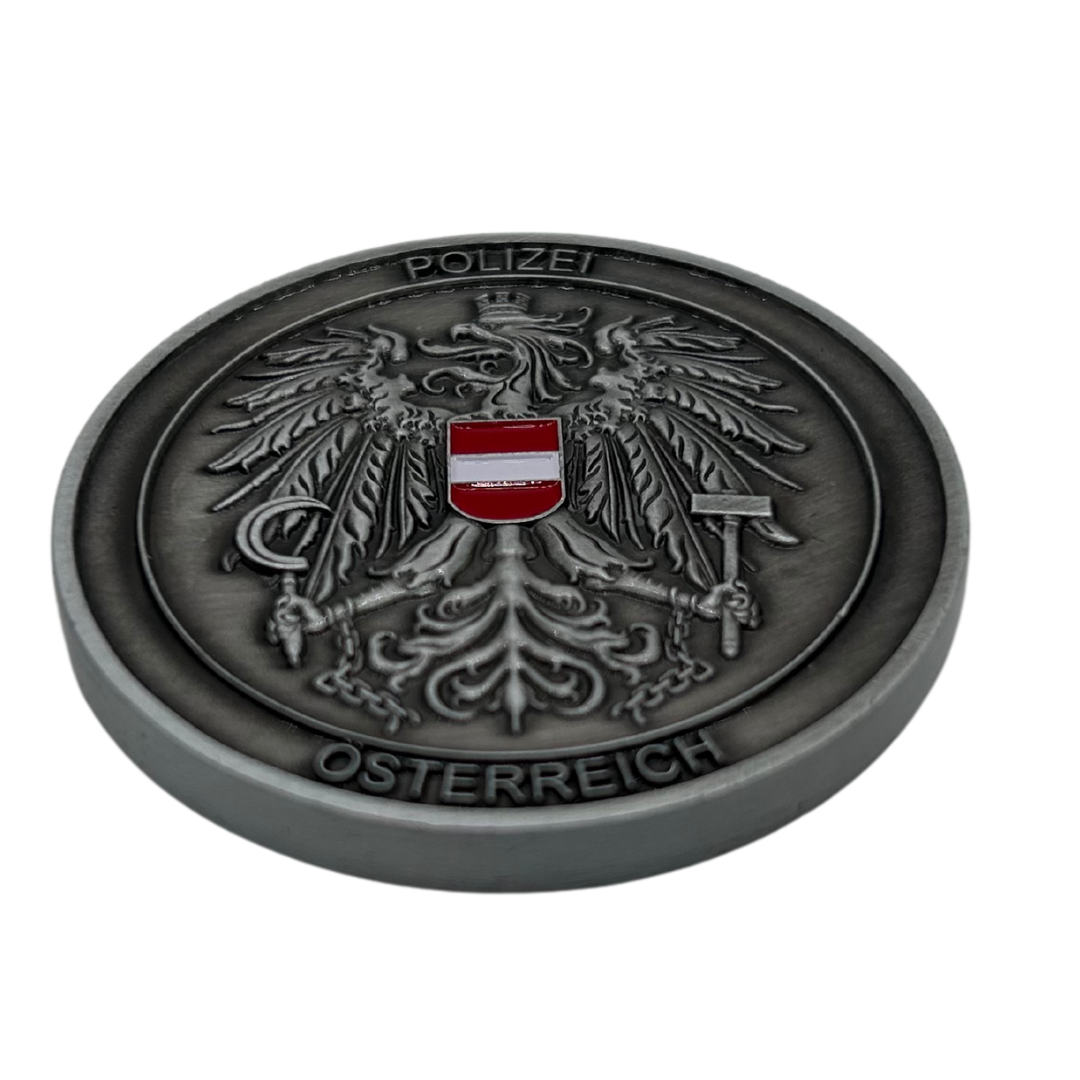 Polizei Österreich limitierter Coin