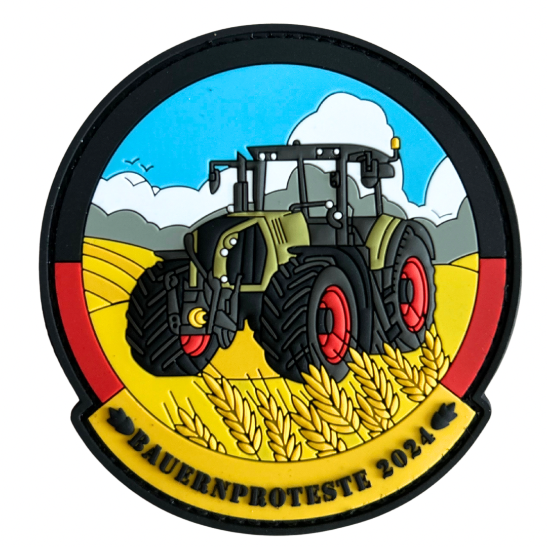 Bauernproteste 2024 Rubber Patch