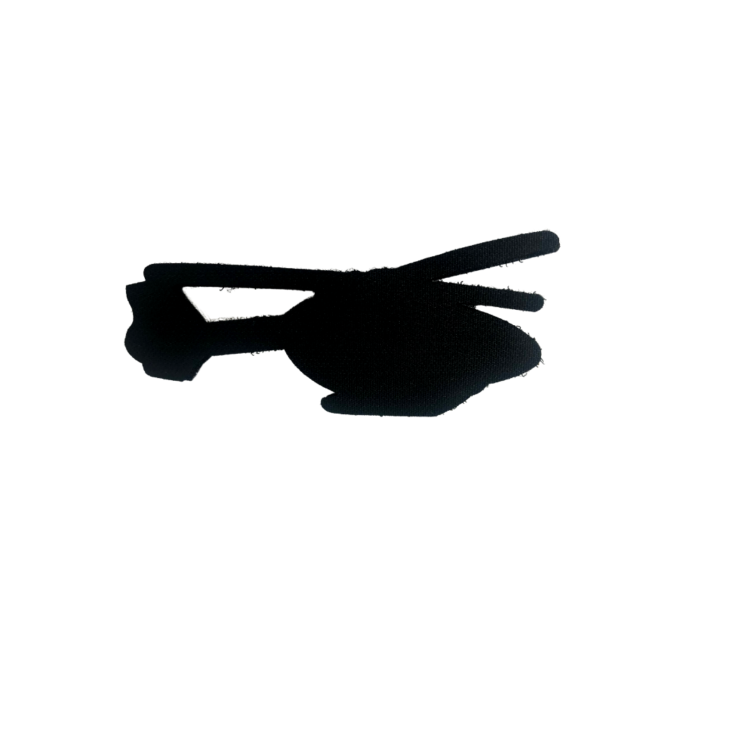 Rettungshubschrauber Textil Patch