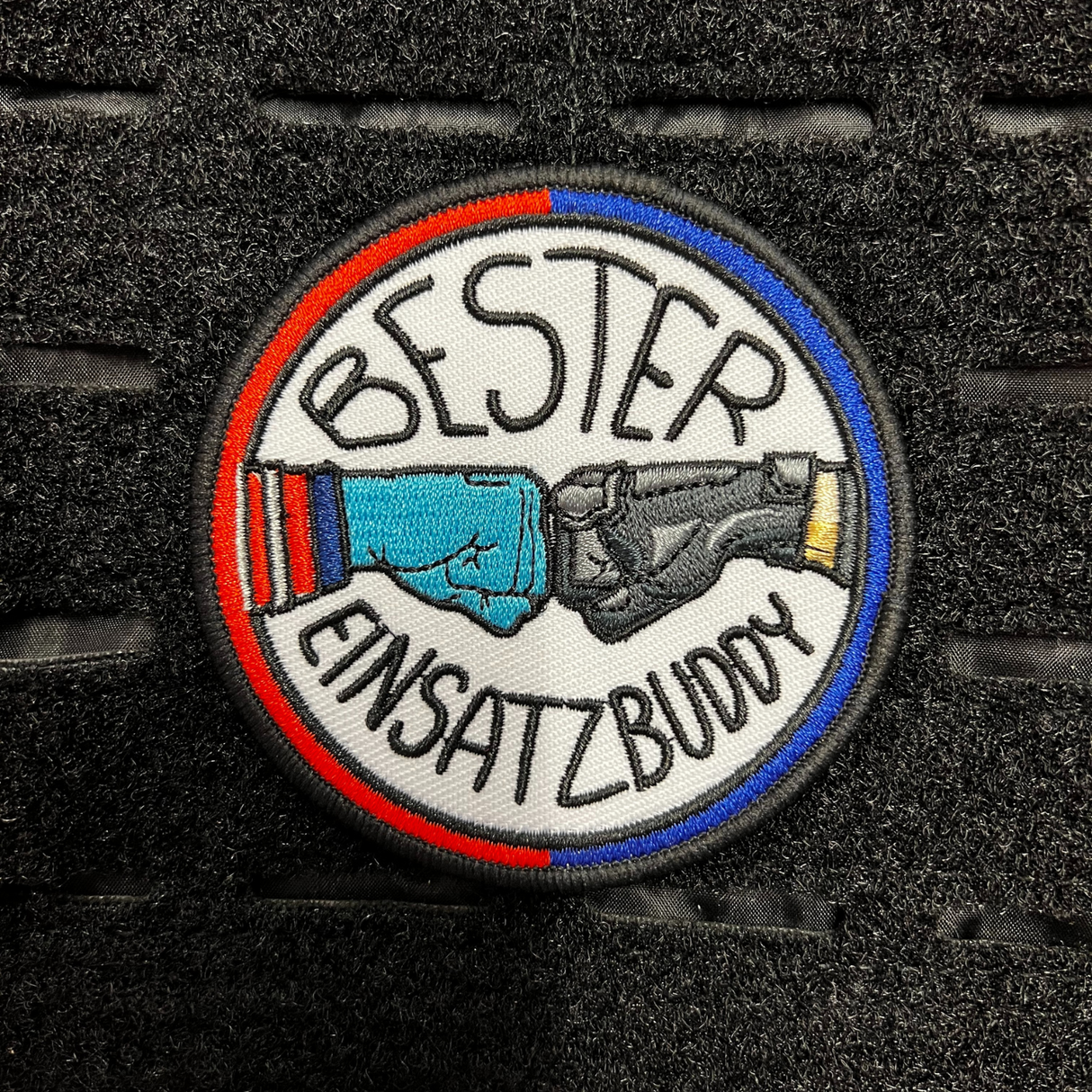 Rettung/Polizei Bester Einsatzbuddy Textil Patch