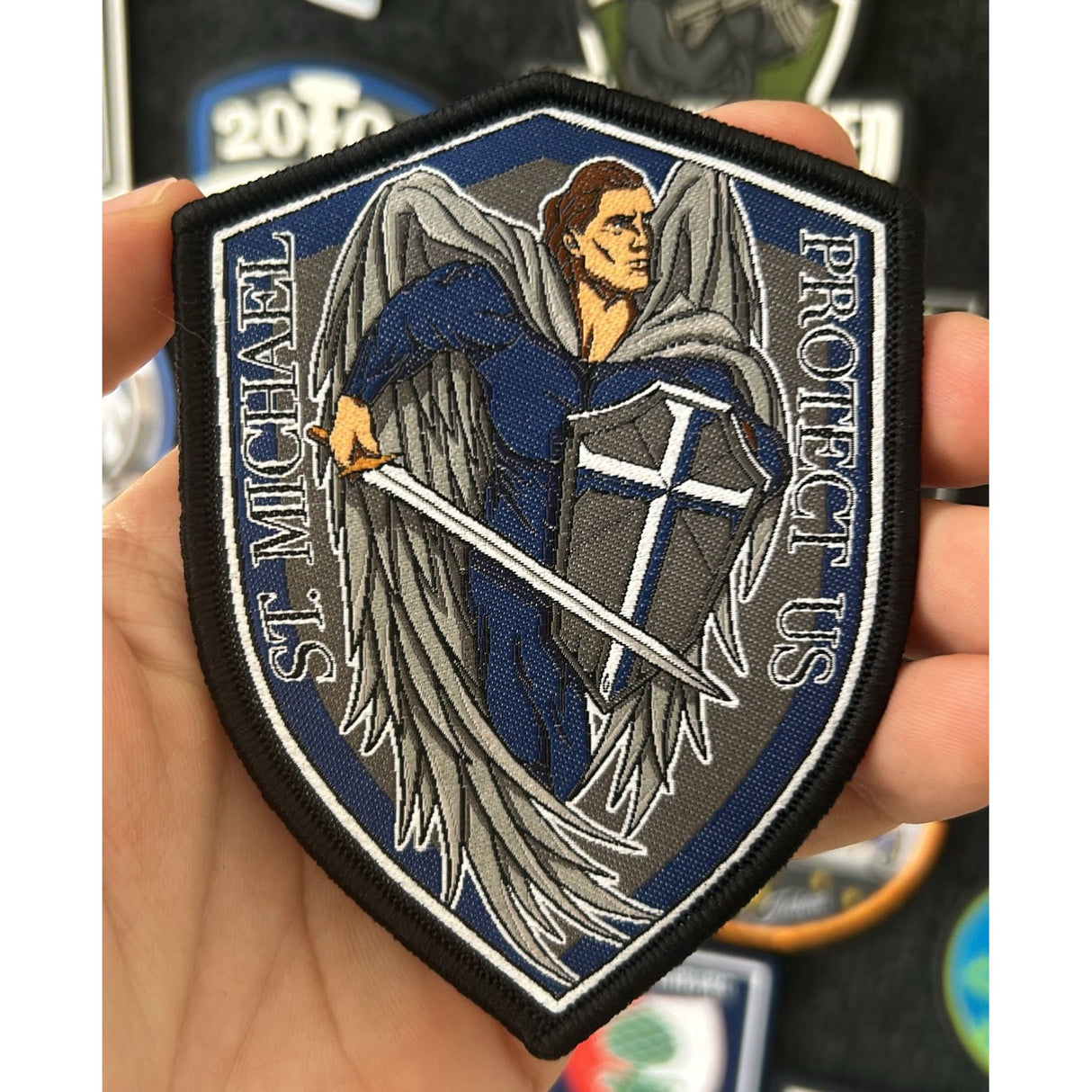 Schutzpatron St. Michael Textil Patch