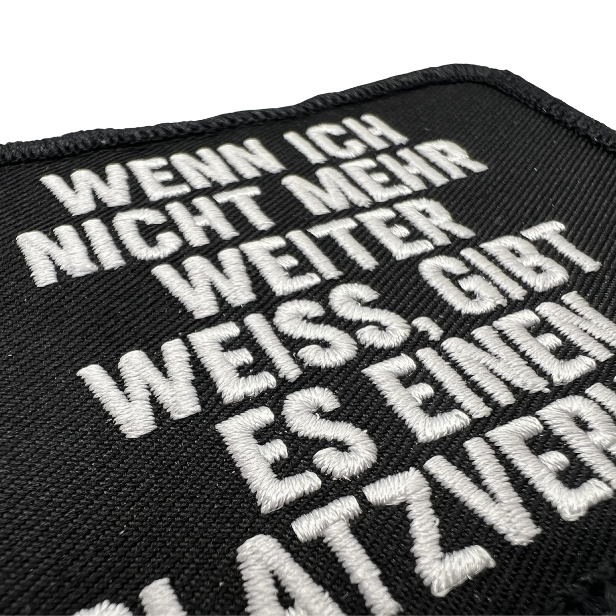 Dienstalltag Sprüche Textil Patches
