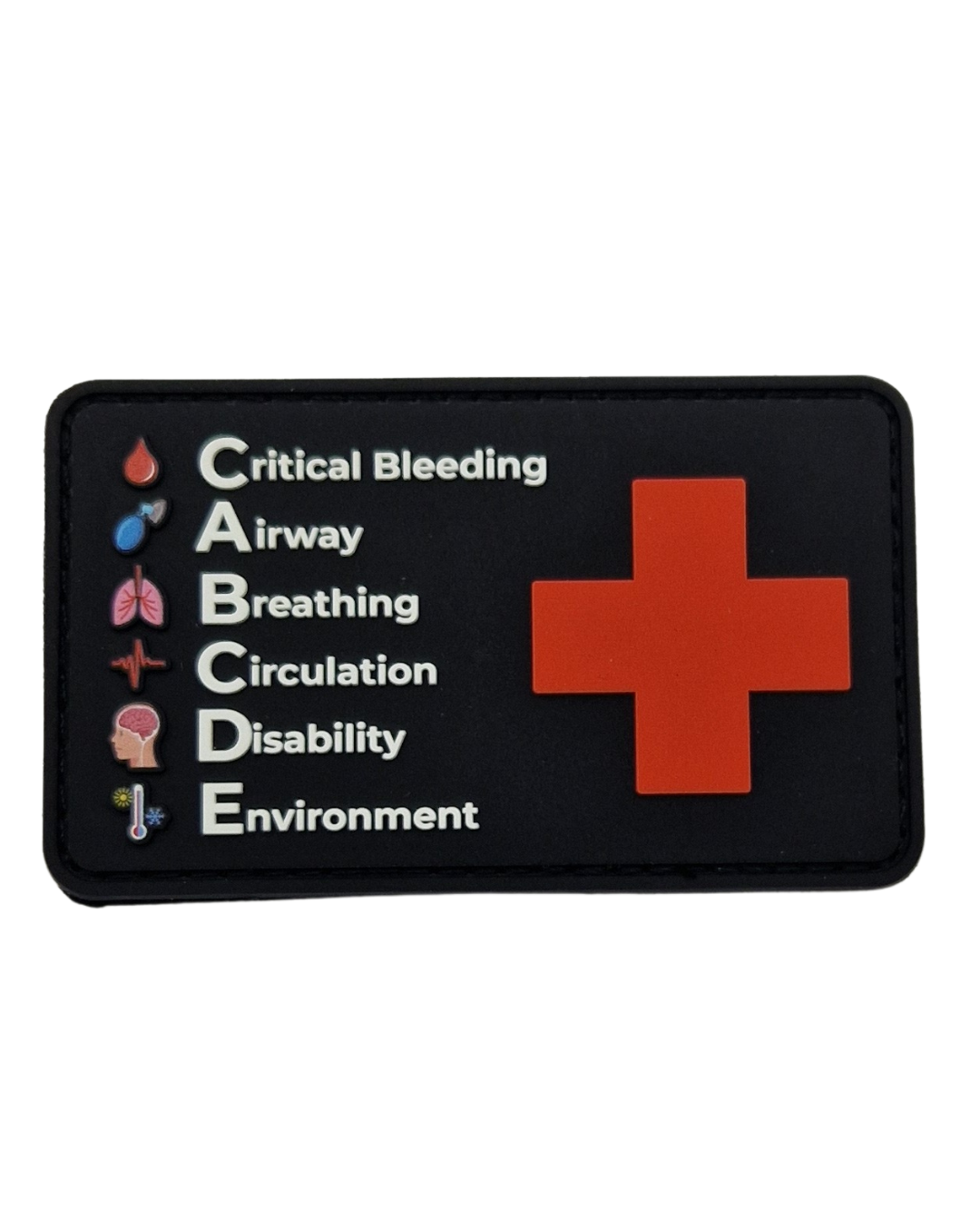 First AID CABCDE Rubber Patch