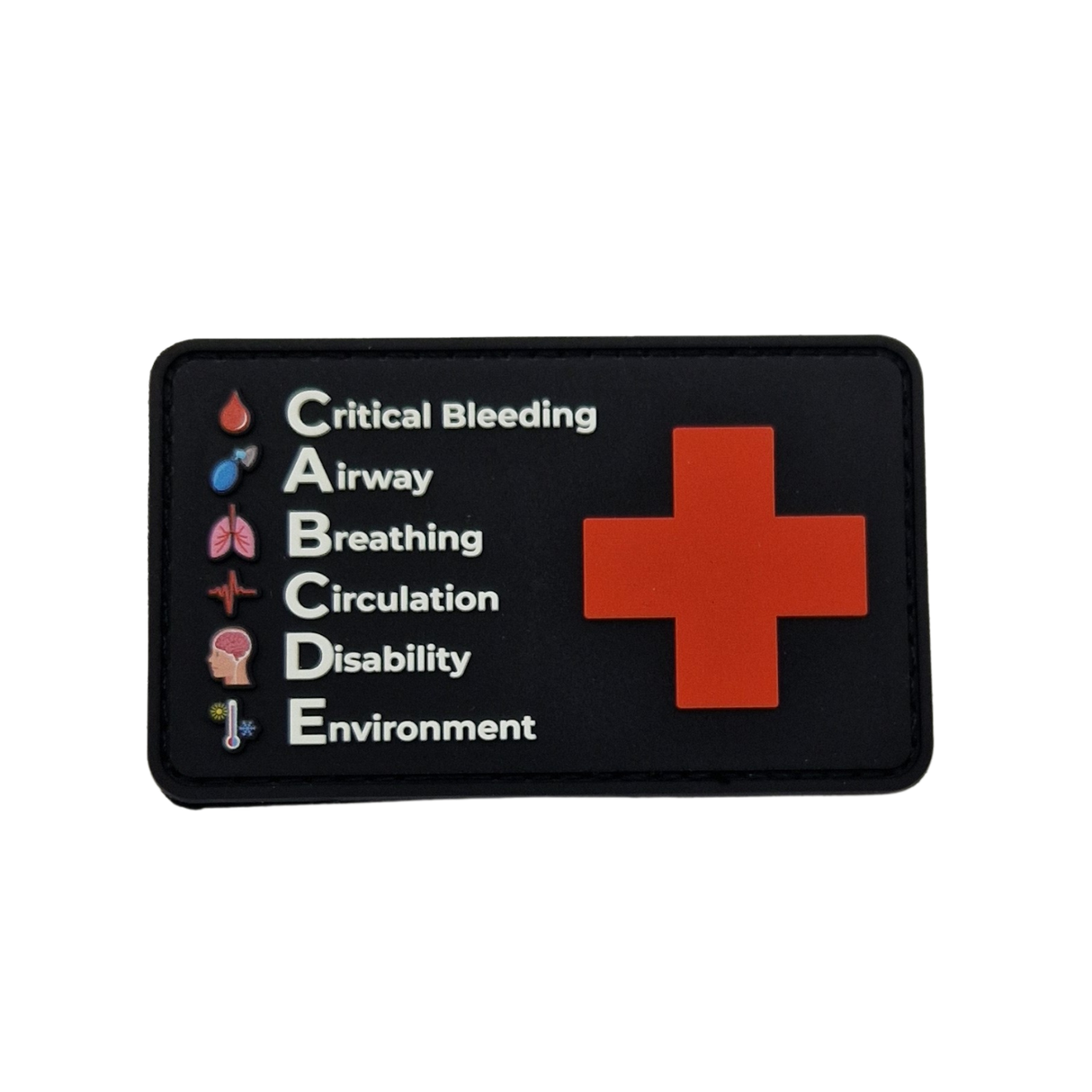 First AID CABCDE Rubber Patch