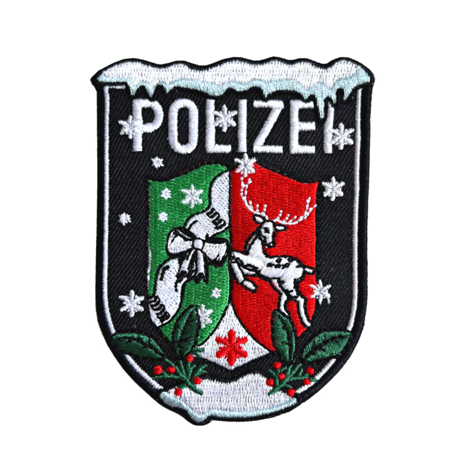 Polizei Xmas Textil Länderpatches