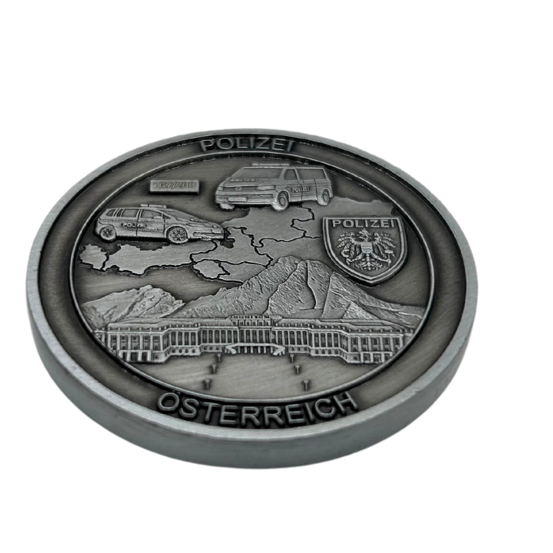 Polizei Österreich limitierter Coin