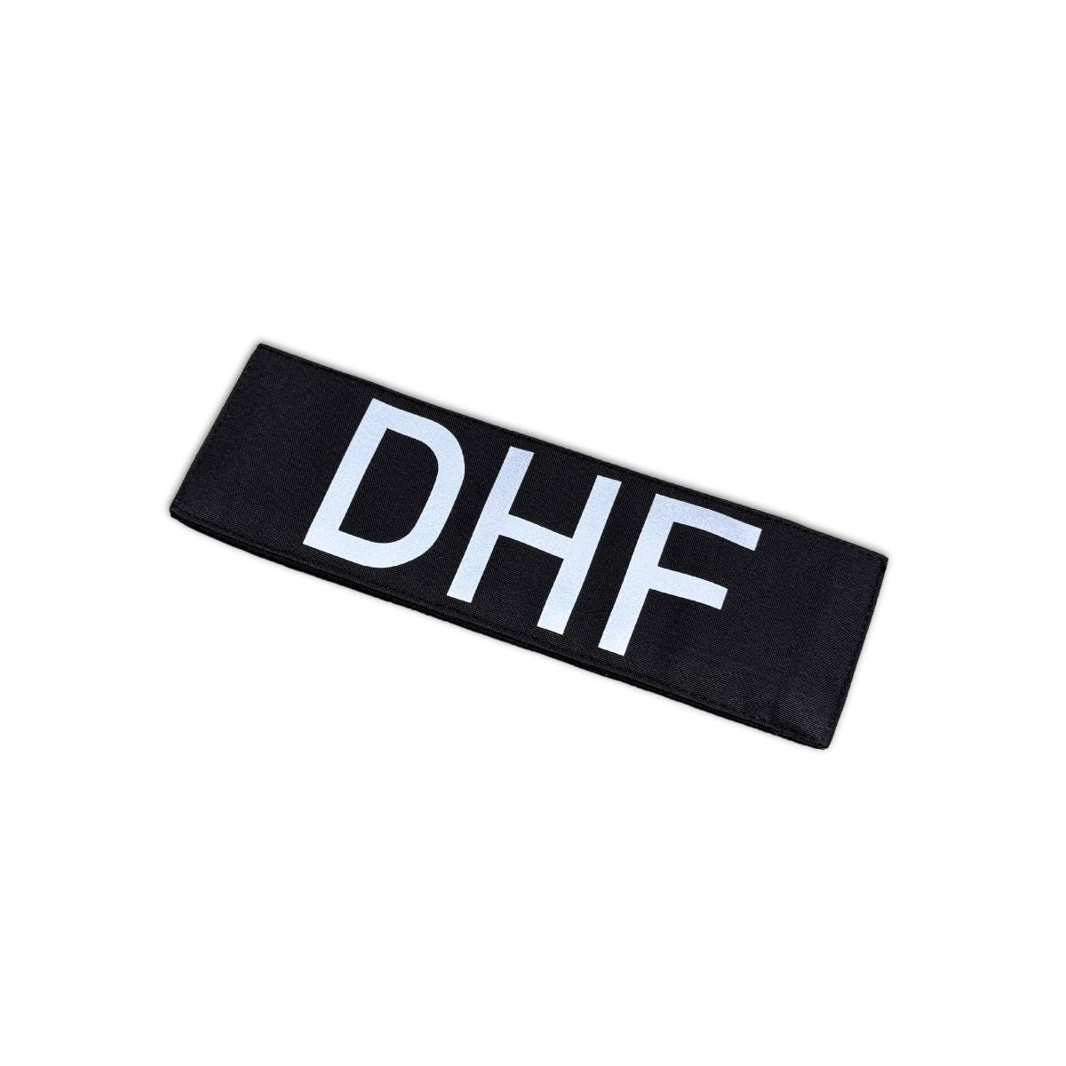 Flammhemmender Textil Patch "DHF" 22x6,5cm